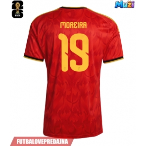 Lacne Muži Futbalové dres Belgicko Diego Moreira #19 MS 2026 Krátky Rukáv - Domáci